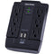 CyberPower P600WSURC1 6-Outlet Home Office Surge Protector (Black, Wall Tap)