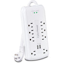 CyberPower P403URC1 4-Outlet Home Office Surge Protector (White)