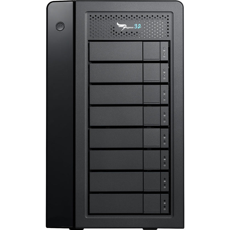 Promise Technology Pegasus32 R8 64TB 8-Bay Thunderbolt 3 / USB 3.2 Gen 2 RAID Array (8 x 8TB)