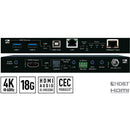 Key Digital 4K/18G HDBT Receiver with USB, LAN, ARC, L/R Audio In, L/R Audio Output De-Embed, IR, RS-232 (328')