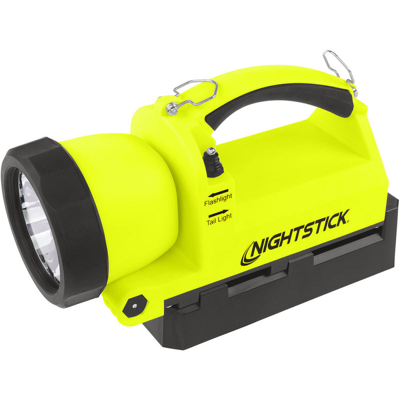 Nightstick X-Series XPR-5586GX Intrisically Safe Rechargeable Dual-Light Lantern with Pivoting Head (Green)