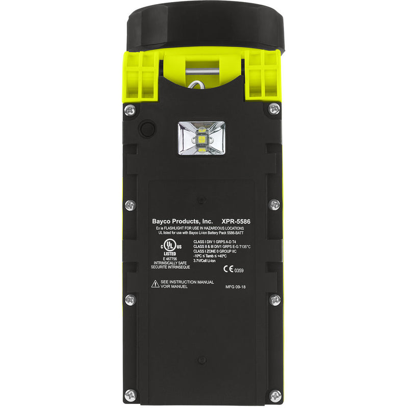 Nightstick X-Series XPR-5586GX Intrisically Safe Rechargeable Dual-Light Lantern with Pivoting Head (Green)