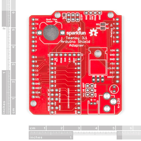 SparkFun Teensy Arduino Shield Adapter