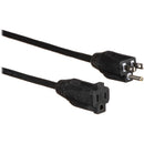 Century Wire and Cable Pro Power SJTW Extension Cord (14 AWG, Black, 15')