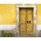 Click Props Backdrops Yellow Tuscan Door Backdrop (8 x 9.8')