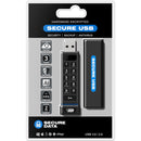 SecureData 64GB SecureUSB KP 256-Bit Encrypted USB 3.0 Flash Drive