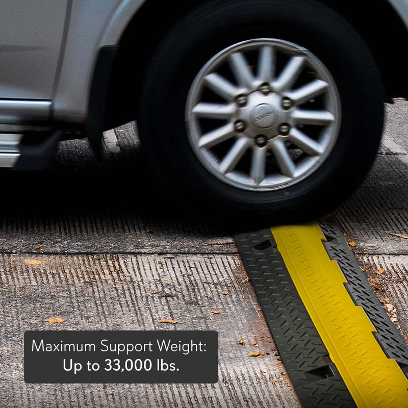 Pyle Pro PCBLCO105X2 Cable Protector Cover Ramp (Pair)