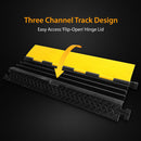 Pyle Pro PCBLCO105X2 Cable Protector Cover Ramp (Pair)