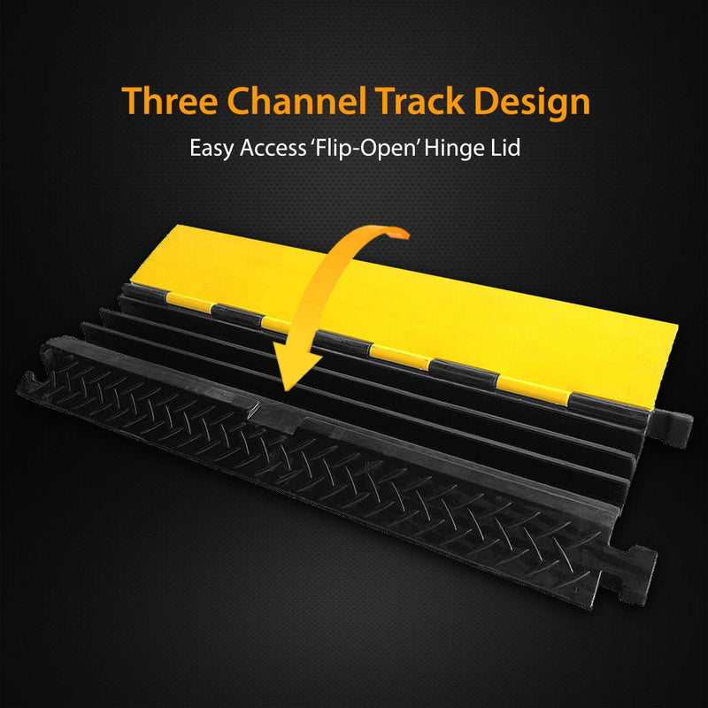 Pyle Pro PCBLCO105X2 Cable Protector Cover Ramp (Pair)