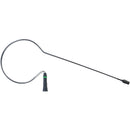 Countryman E6 Directional Earset Mic, Medium Gain with Detachable 1mm Cable and TA4F Connector for Shure Wireless Transmitters (Black)