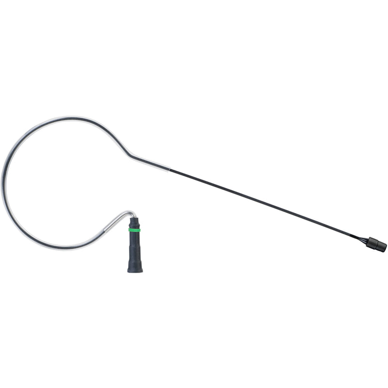 Countryman E6 Directional Earset Mic, Medium Gain with Detachable 1mm Cable and TA4F Connector for Shure Wireless Transmitters (Black)