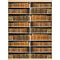 Click Props Backdrops Bookshelf Lime Oak Backdrop (7 x 9.5')