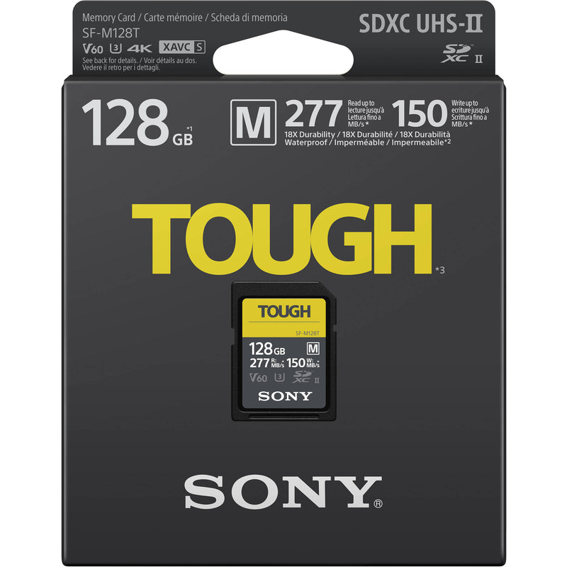 Sony 128GB SF-M Tough Series UHS-II SDXC Memory Card