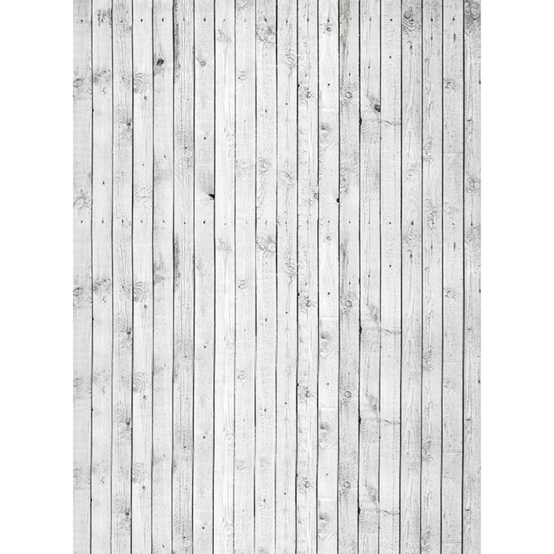 Click Props Backdrops White Plank Backdrop (7 x 9.5')