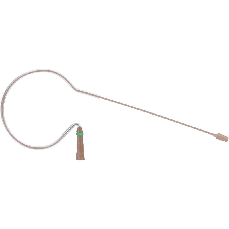 Countryman E6 Directional Earset Mic, Medium Gain with Detachable 1mm Cable and TA4F Connector for Shure Wireless Transmitters (Tan)