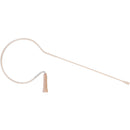 Countryman E6 Omnidirectional Earset Mic, Medium Gain with Detachable 2mm Cable and TA4F Connector for Shure Wireless Transmitters (Light Beige)