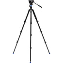 Benro A2883F Reverse-Folding Aluminum Travel Tripod with S4Pro Fluid Video Head