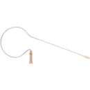 Countryman E6X Directional Earset Mic, Standard Gain with Detachable 2mm Cable and TA4F Connector for Shure Wireless Transmitters (Light Beige)