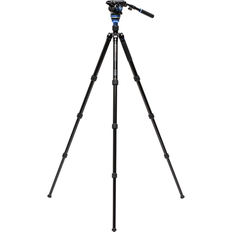 Benro A3883 Reverse-Folding Aluminum Travel Tripod with S6Pro Fluid Video Head