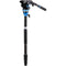Benro C3883 Reverse-Folding Carbon Fiber Travel Tripod with S6Pro Fluid Video Head