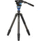 Benro A3883 Reverse-Folding Aluminum Travel Tripod with S6Pro Fluid Video Head