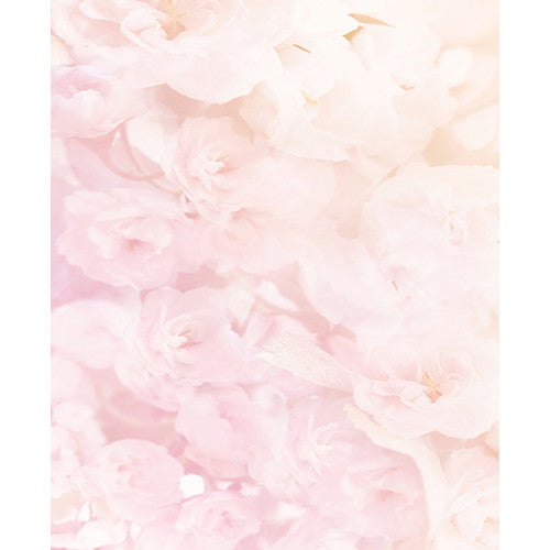 Click Props Backdrops Soft Pink Flowers Backdrop (7 x 9.5')