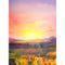 Click Props Backdrops Purple Sunset Backdrop (7 x 9.5')