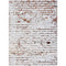 Click Props Backdrops White Painted Brick Wall Backdrop (7 x 9.5')