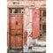 Click Props Backdrops Urban Red Door Backdrop (7 x 9.5')