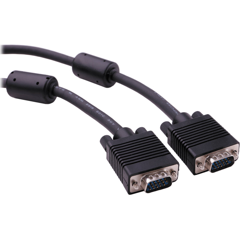 Pearstone Standard VGA Male to VGA Male Cable with 3.5mm Stereo Audio (25')