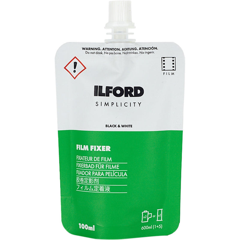Ilford Simplicity Black and White Film Fixer Kit (100mL, 12-Pack)