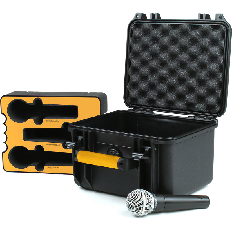 HPRC2250 Universal Hard Case for 6 Handheld Microphones