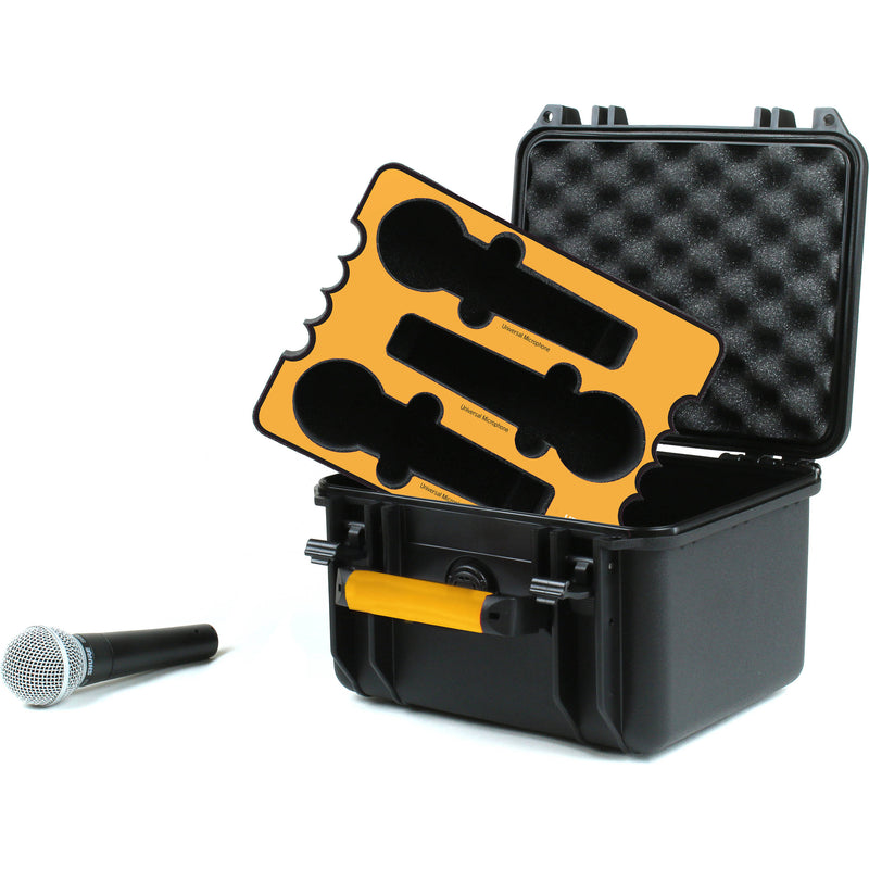 HPRC2250 Universal Hard Case for 6 Handheld Microphones