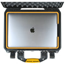 HPRC 2400 Hard Case with Foam for MacBook Pro 15" and Accessories (Black)