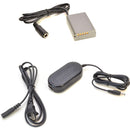 Bescor DMWBLJ31 Dummy Battery & AC Adapter Kit for Lumix S1-Series Mirrorless Cameras