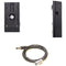 Bescor LP-E6 Battery Plate Kit with 2-Pin BMPCC 6K/4K Power Cable