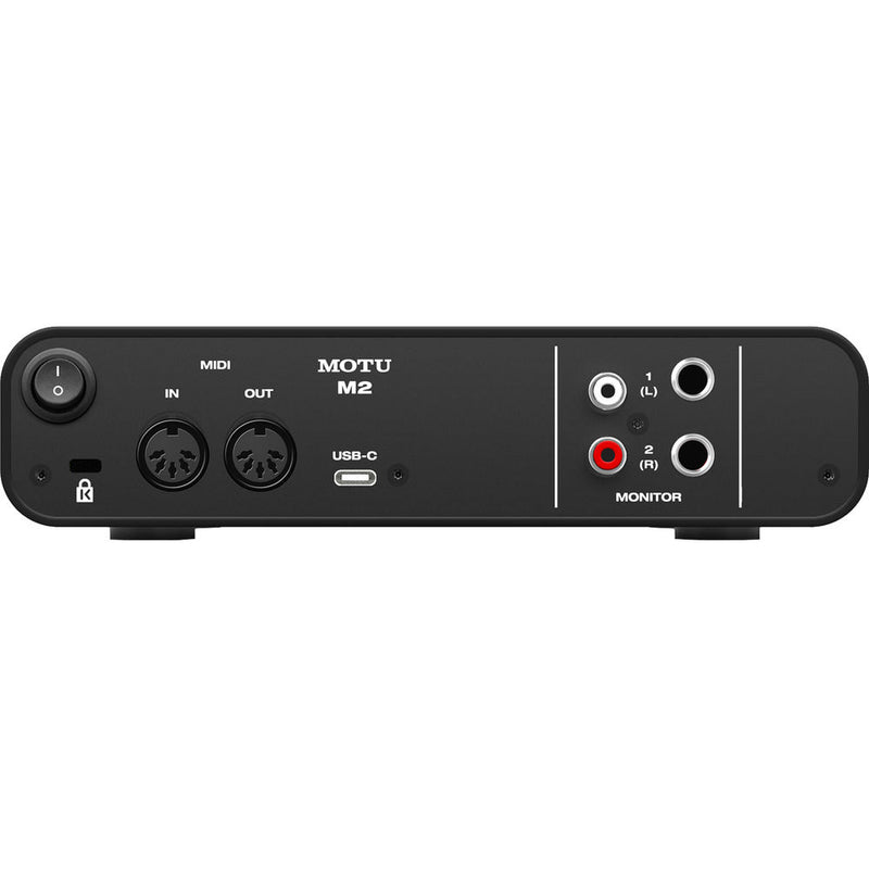 MOTU M2 2x2 USB-C Audio Interface for Recording, Mixing & Podcasting