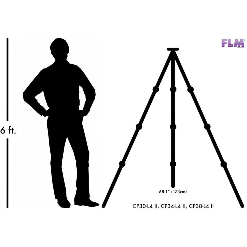 FLM CP34-L4 II 10X Carbon Fiber Series II Tripod