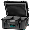 HPRC 2700WBAG HPRC Hard Case with 2 Bags and Dividers (Black with Blue Handle)