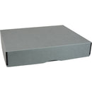 Archival Methods Deep 3" Flat Storage Box with Full Top (Gray, 8.5 x 10.5")