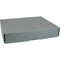 Archival Methods Deep 3" Flat Storage Box with Full Top (Gray, 8.5 x 10.5")