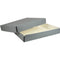 Archival Methods Deep 3" Flat Storage Box with Full Top (Gray, 8.5 x 10.5")
