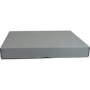 Archival Methods Deep 3" Flat Storage Box with Full Top (Gray, 8.5 x 10.5")