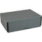 Archival Methods Deep 3" Flat Storage Box with Full Top (Gray, 8.5 x 10.5")