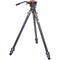 3 Legged Thing Mike Carbon Fiber Tripod with Quick Leveling Base and AirHed Cine-A Fluid Head System