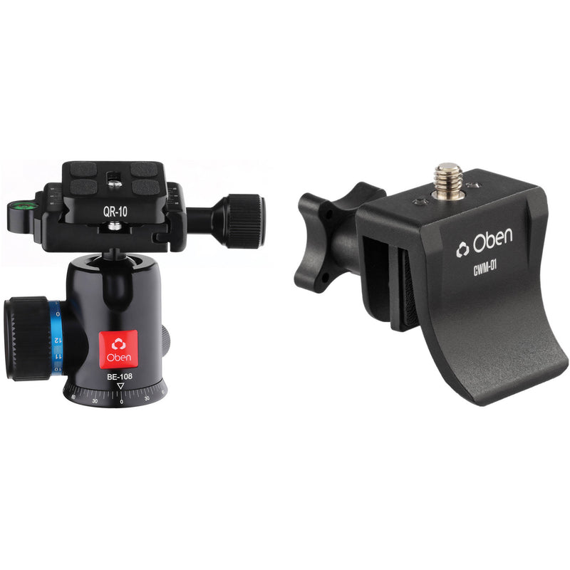 Oben BE-117 Ball Head & CWM-01 Car Window Mount Kit