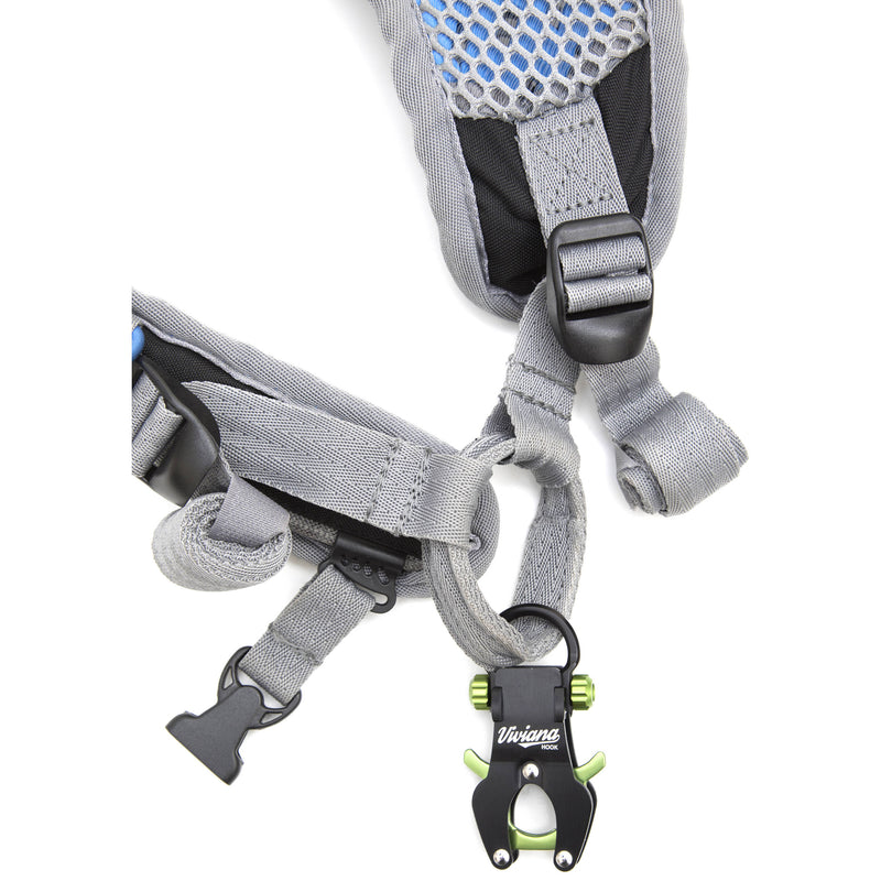 Viviana VHG Directional Dual-Hook Carabiner with Removable Harness Ring