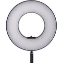 Smith-Victor Orbit Pro Series Bi-Color LED 10" Ring Light with Battery Bundle