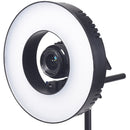 Smith-Victor Orbit Pro Series Bi-Color LED 10" Ring Light with Battery Bundle