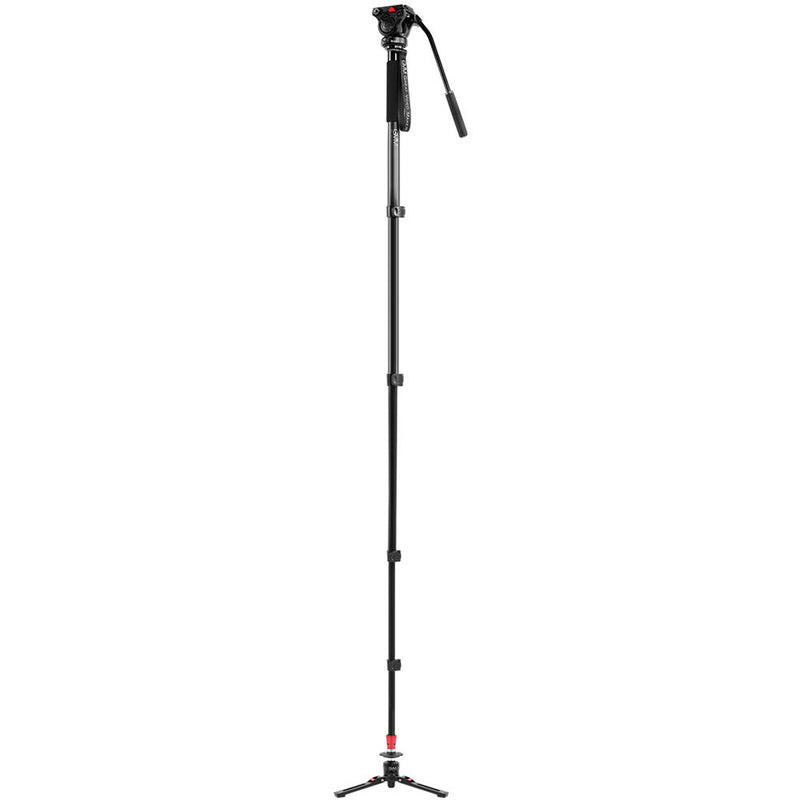 GVM Aluminum 5-Section Monopod with Video Fluid Head
